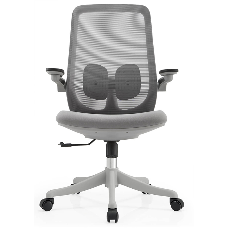 B2-M04 Grey Mid Back Mesh Chair
