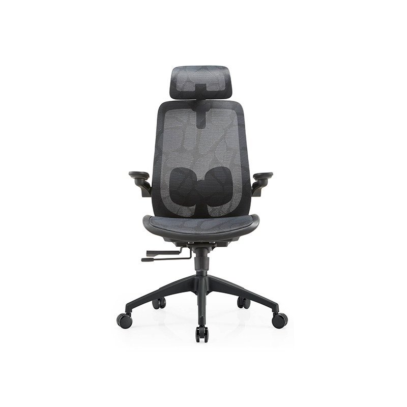 A2-H11 черен висок гръб найлонова база напълно мрежест стол