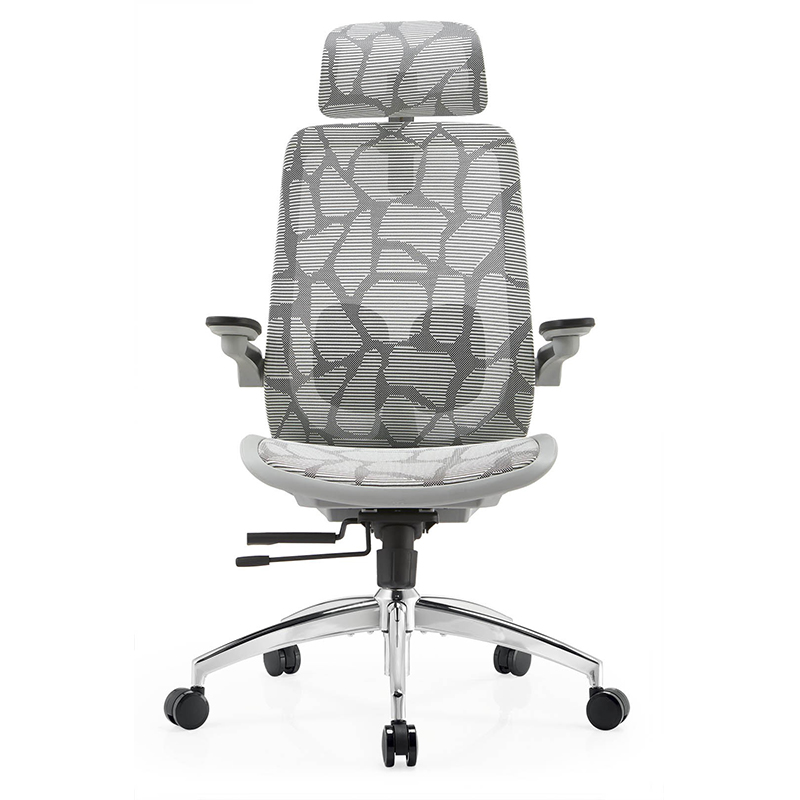 A2-H13 Grey High Back Detachable Base Fully Mesh Chair