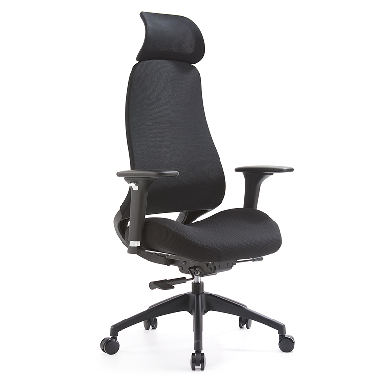 Yc-67 fekete magas hátú 4d kartámpatest székkel