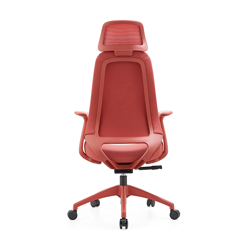 YC-63 Red High Back Mesh Chair